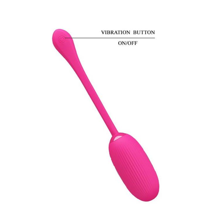 Wibrujące jajko z aplikacją | 12 trybów | Ładowanie USB | Magenta