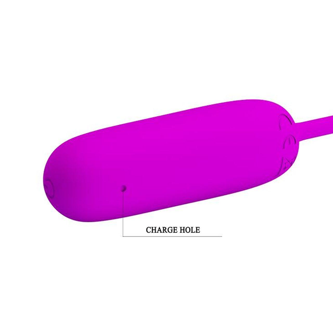 Bezprzewodowe jajko wibrujące fioletowe 12 trybów | Ładowanie USB | Loris.pl