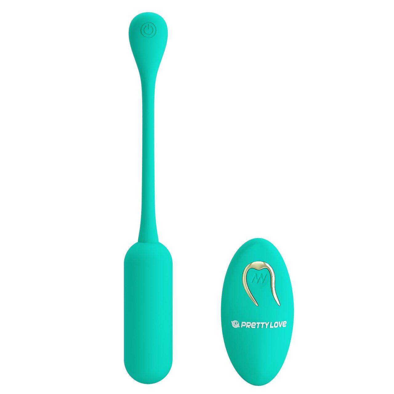 Bezprzewodowe jajko wibracyjne z pilotem 12 trybów | Zielone