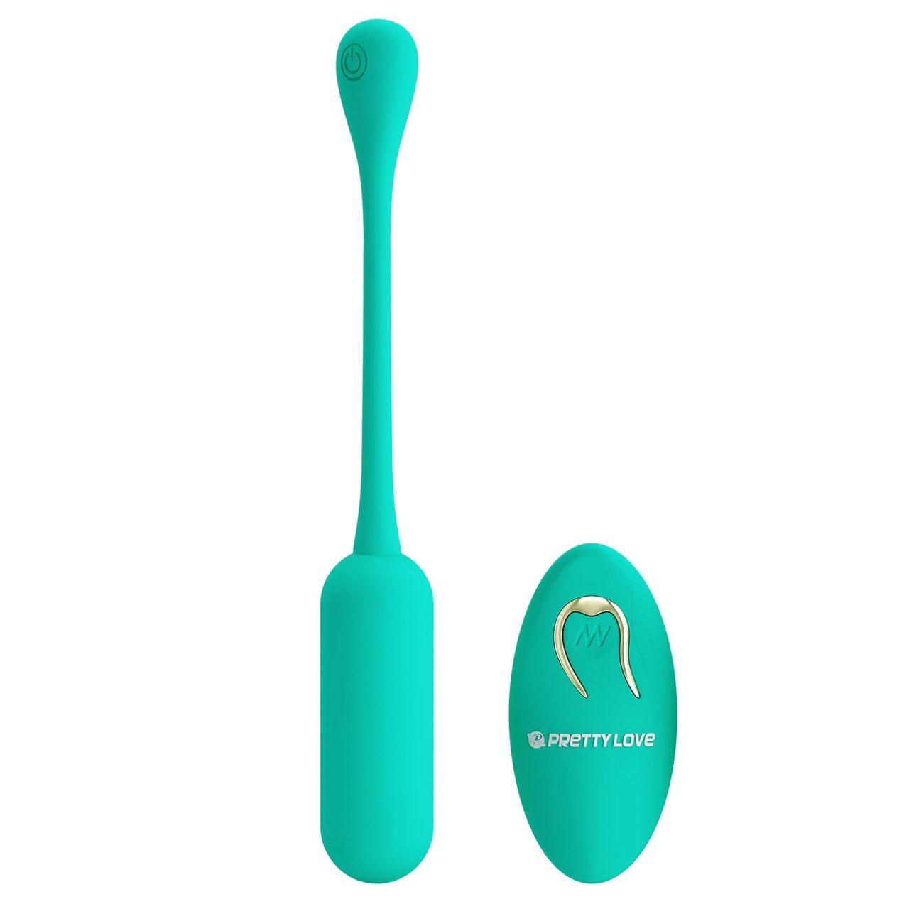 Bezprzewodowe jajko wibracyjne z pilotem 12 trybów | Zielone