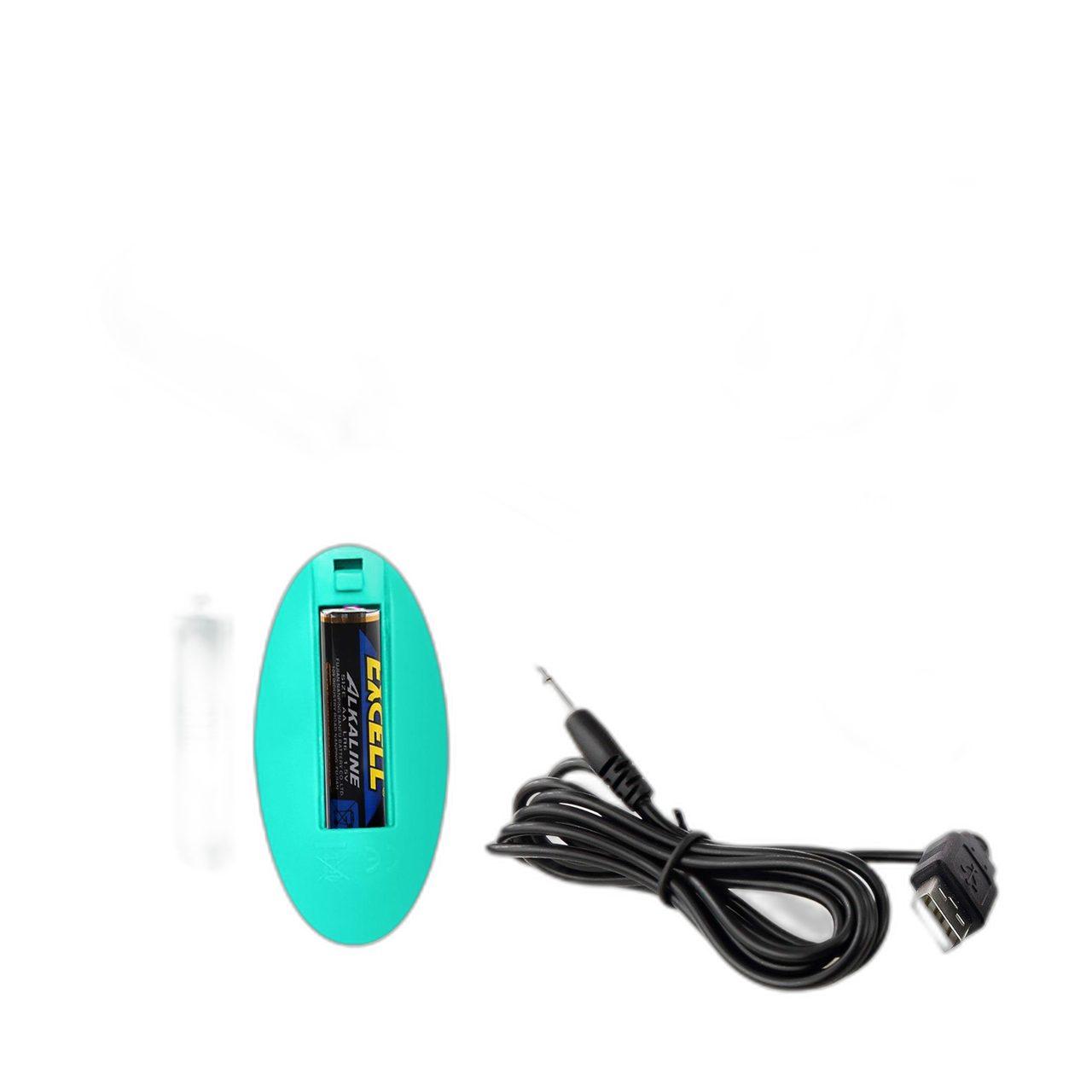 Bezprzewodowe jajko wibracyjne z pilotem 12 trybów | Zielone