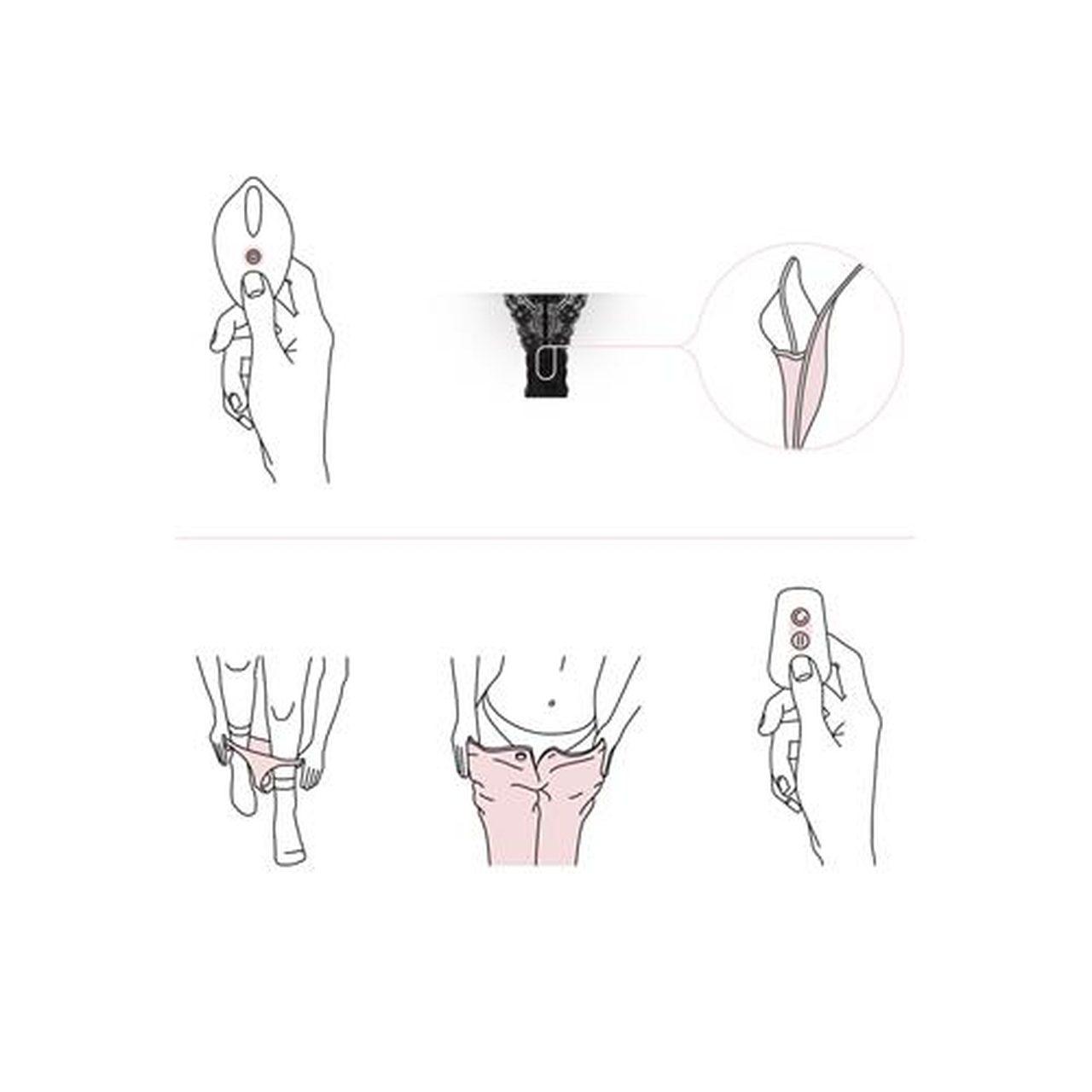 Wibrujące figi z pilotem 12 trybów | Dyskretna stymulacja łechtaczki