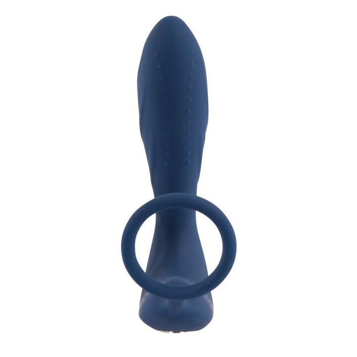 Wibrujący plug prostaty i pierścień erekcyjny z pilotem USB