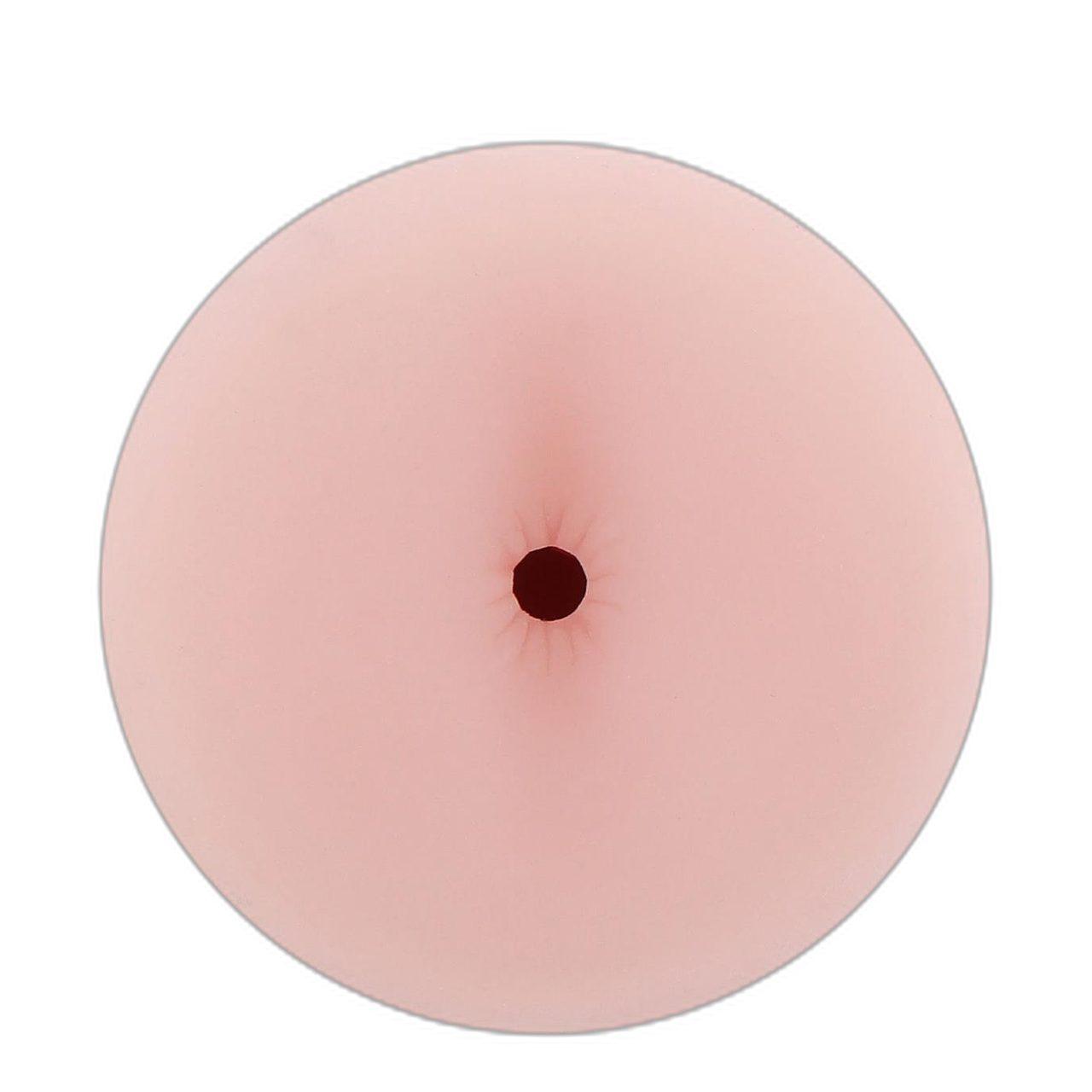 Cielisty masturbator analny z wibracją 18 cm – TPE | Loris.pl