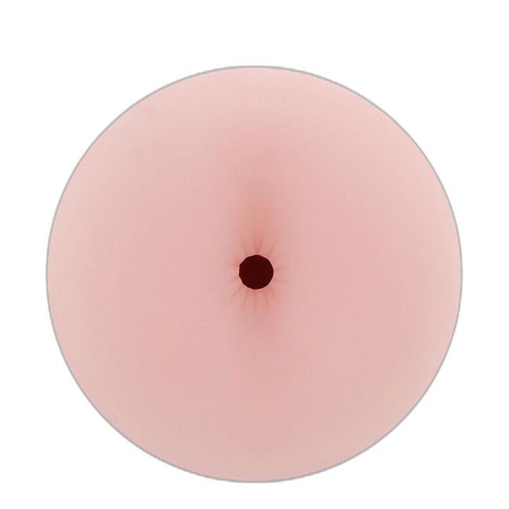 Cielisty masturbator analny z wibracją 18 cm – TPE | Loris.pl