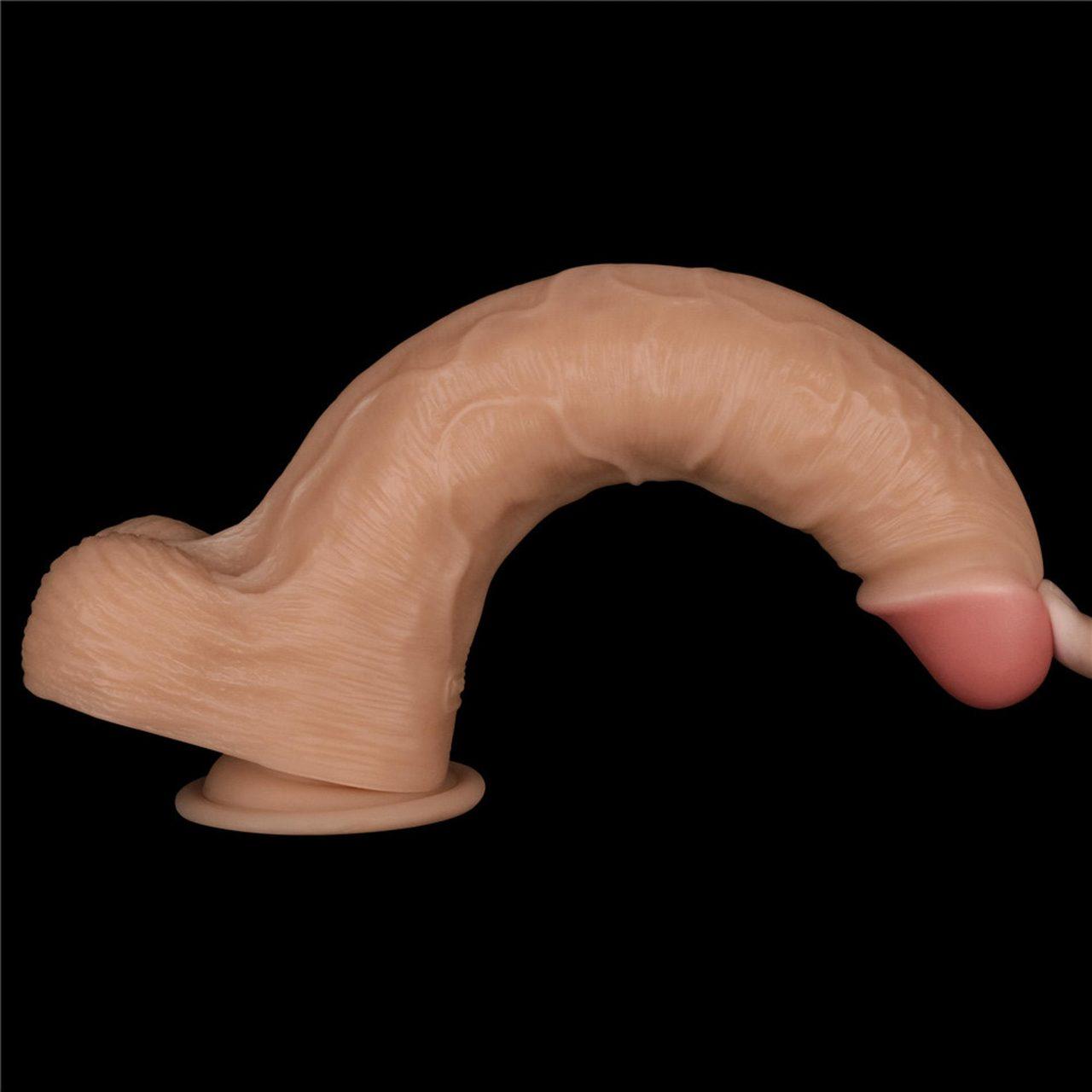 Realistyczny wibrator z przyssawką 28 cm | 10 trybów | Wodoodporny | Loris.pl