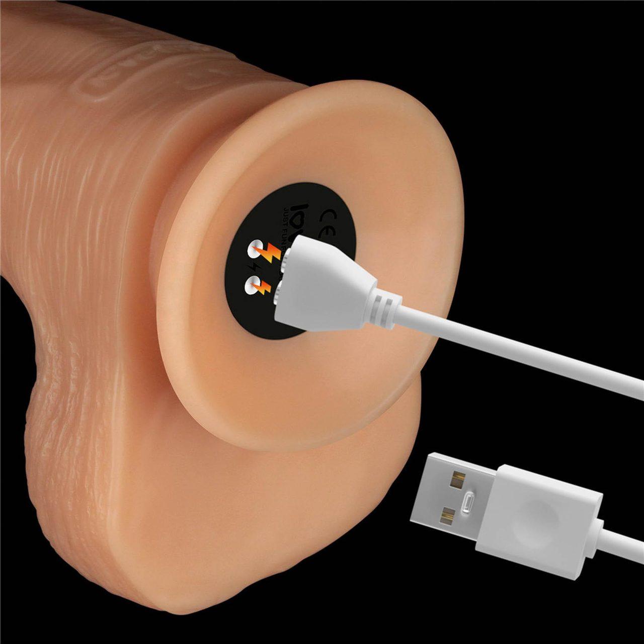 Realistyczny wibrator z przyssawką 28 cm | 10 trybów | Wodoodporny | Loris.pl