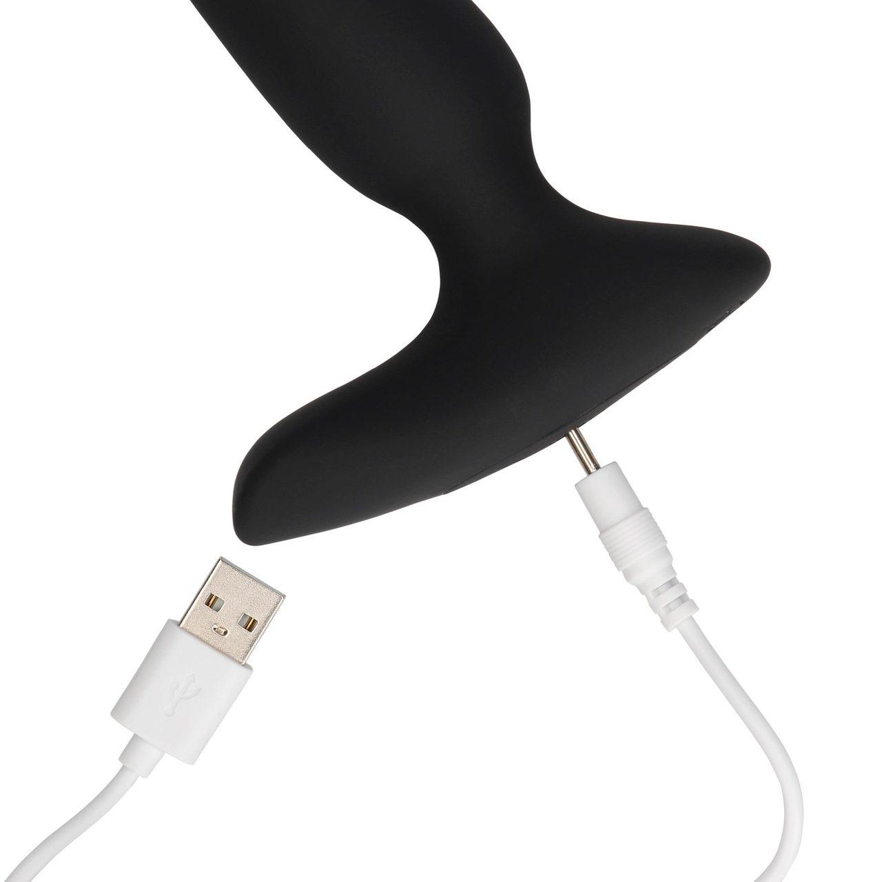 Wibrujący korek analny z pilotem | Gładki plug analny | Loris.pl