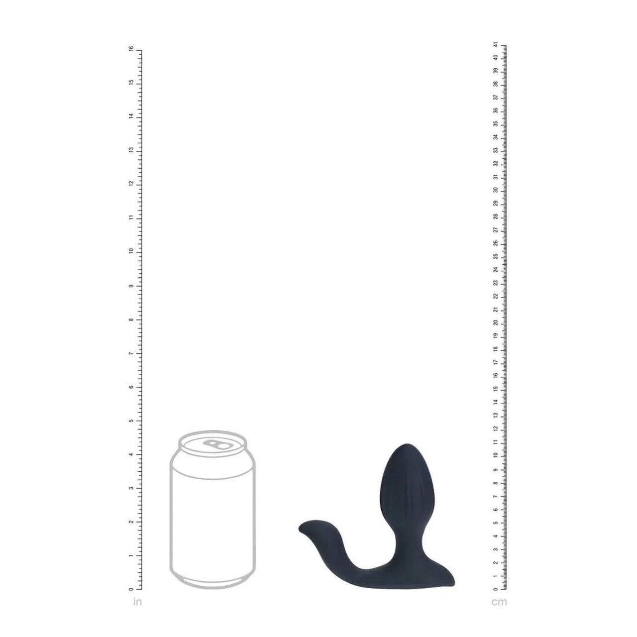 Wibrująco-obrotowy korek analny z kulką | Silikonowy, wodoodporny, ładowany