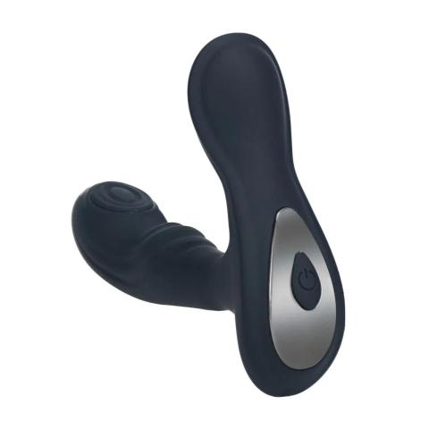 Silikonowy masażer prostaty tapping i wibracje | Wodoodporny, ładowany