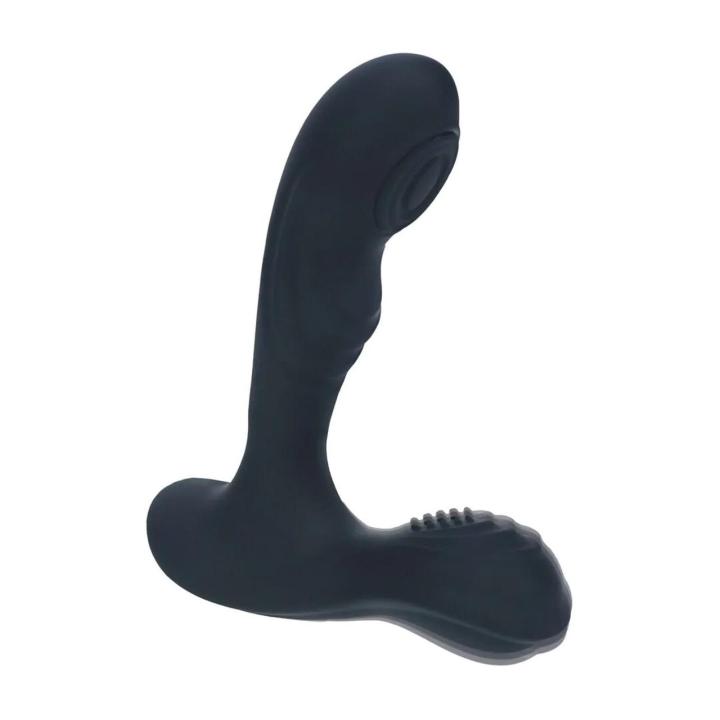 Silikonowy masażer prostaty tapping i wibracje | Wodoodporny, ładowany