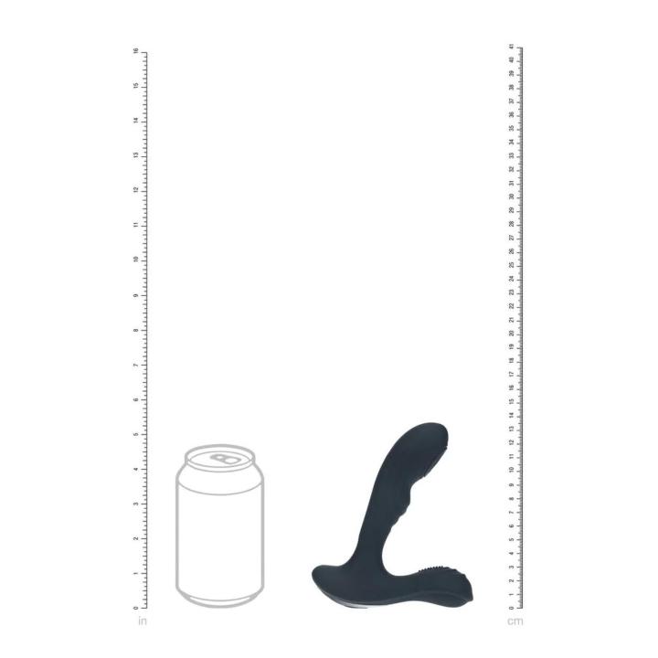 Silikonowy masażer prostaty tapping i wibracje | Wodoodporny, ładowany