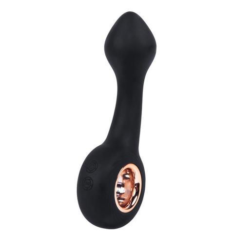 Wibrujący plug analny 14 cm USB | 12 trybów