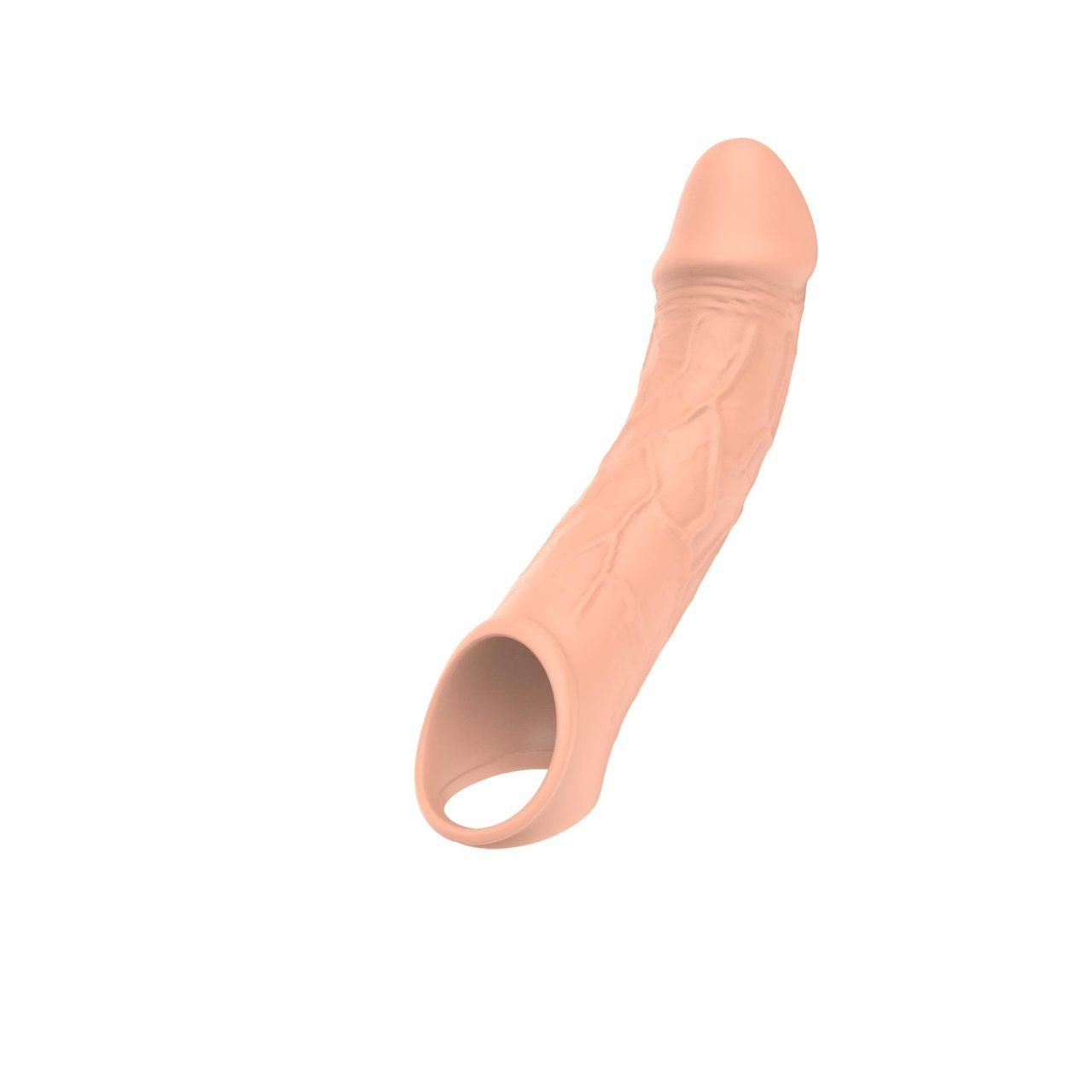 Wibrująca przedłużka na penisa z pilotem 10 trybów | usb | wodoodporna