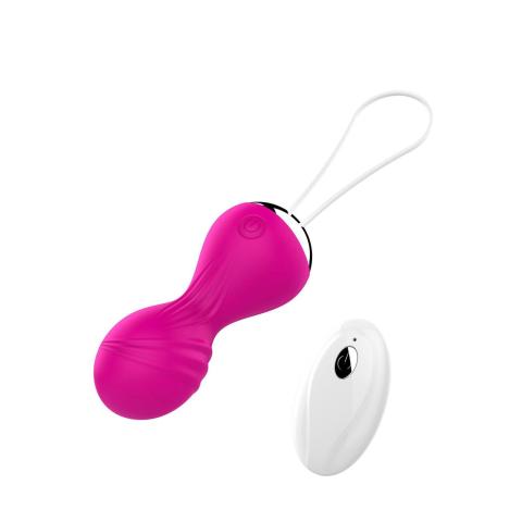 Wibrujące kulki gejszy usb 10 trybów z pilotem | Silikon medyczny