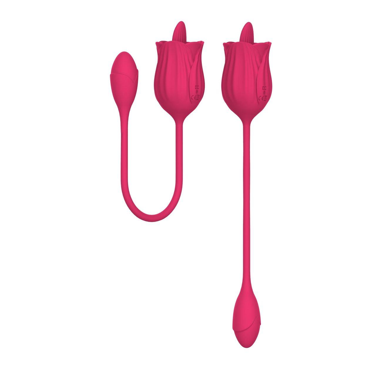 Liżący stymulator z wibrującym jajkiem USB – 10 trybów | Loris.pl