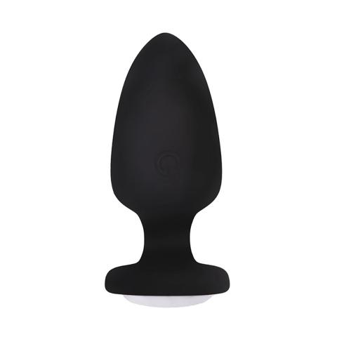 Wibrujący korek analny LED z pilotem i ładowaniem USB