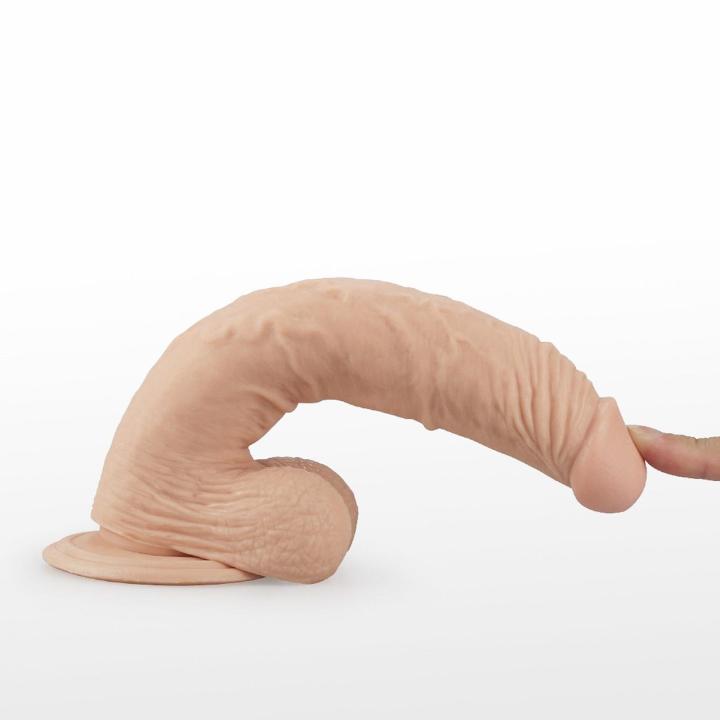Realistyczne dildo wibrujące 22,8 cm z przyssawką