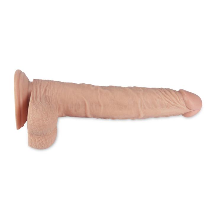 Realistyczne dildo wibrujące 22,8 cm z przyssawką