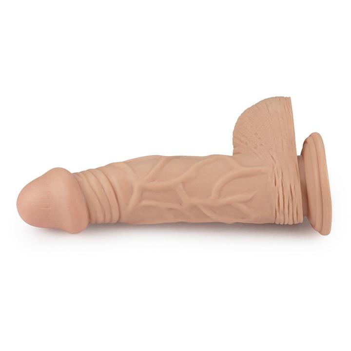 Realistyczne dildo wibrujące z przyssawką 22,5 cm cieliste