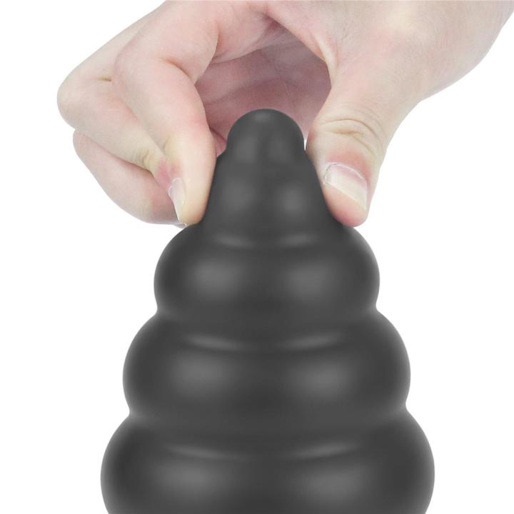 Duży wibrujący plug analny z przyssawką 17,5 cm | 3 prędkości, 7 trybów