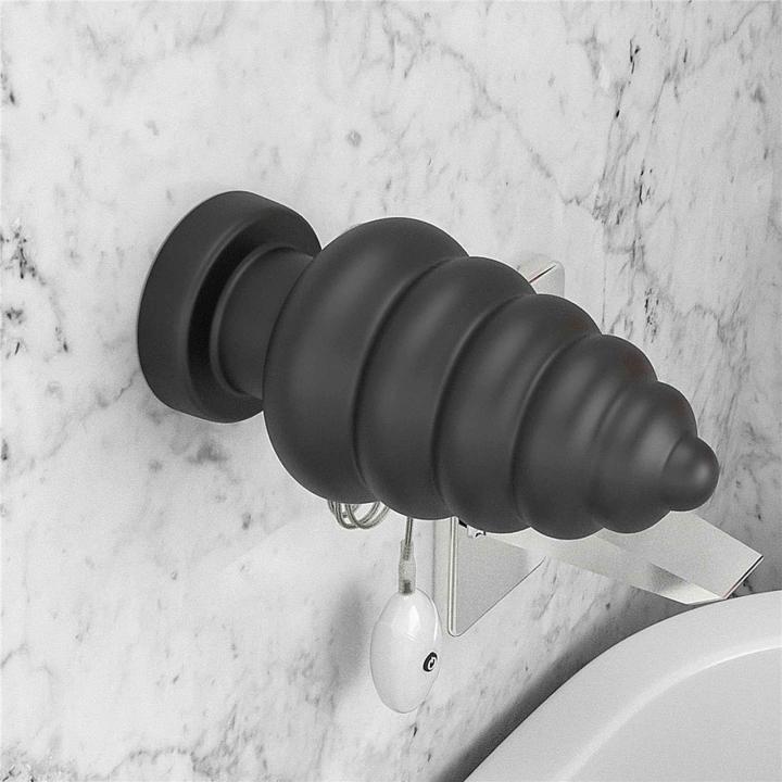 Duży wibrujący plug analny z przyssawką 17,5 cm | 3 prędkości, 7 trybów