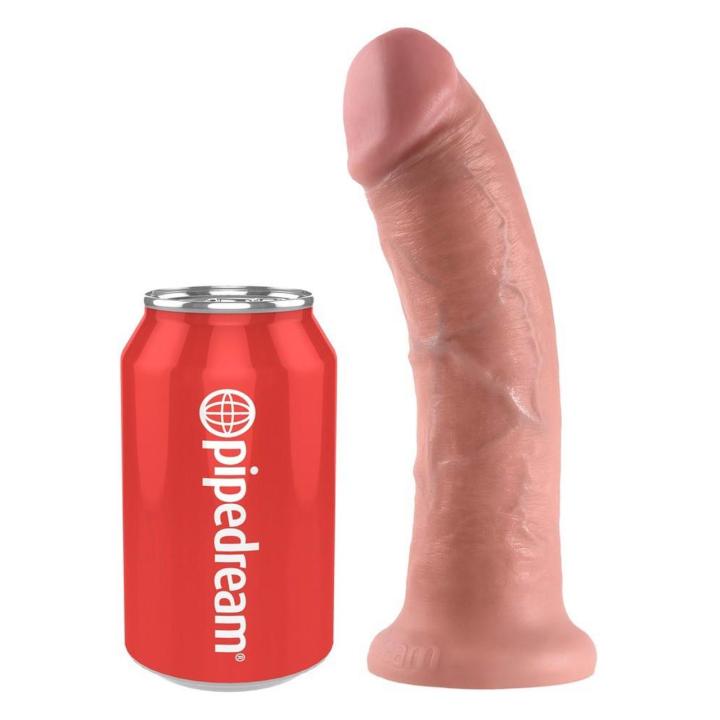 Cieliste realistyczne dildo z przyssawką 21,5 cm | Strap-on