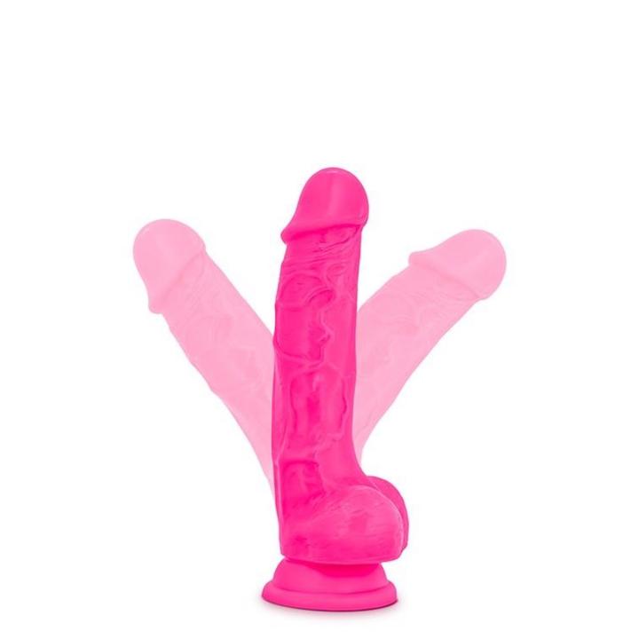 Realistyczne dildo dual density 19 cm z przyssawką | Loris.pl