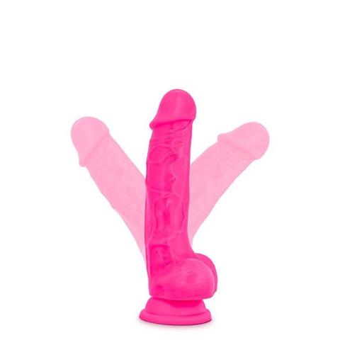 Realistyczne dildo dual density 19 cm z przyssawką