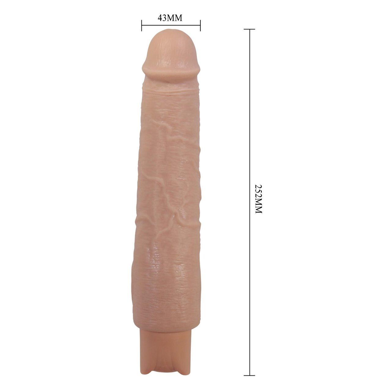Realistyczne wibrujące dildo 10 trybów | USB-C | Loris.pl