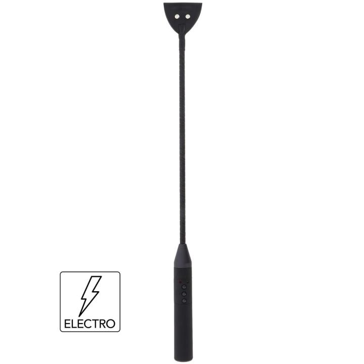 Pejcz BDSM z elektrostymulacją 52 cm czarny | ładowanie USB