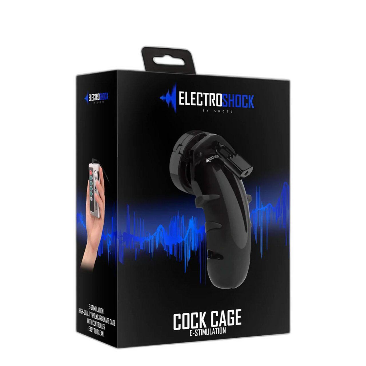 Klatka czystości z elektrostymulacją – 4 pierścienie, kłódka | Loris.pl