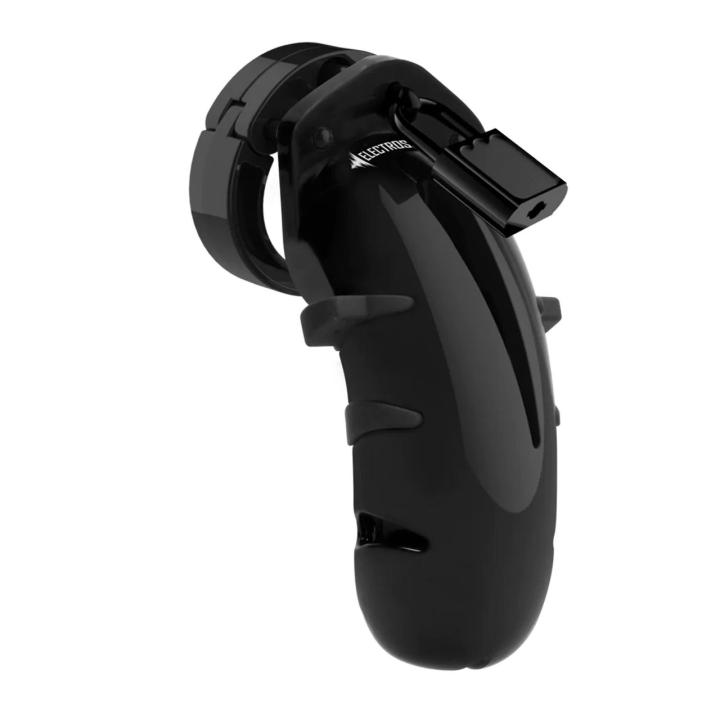 Klatka czystości z elektrostymulacją – 4 pierścienie, kłódka | Loris.pl