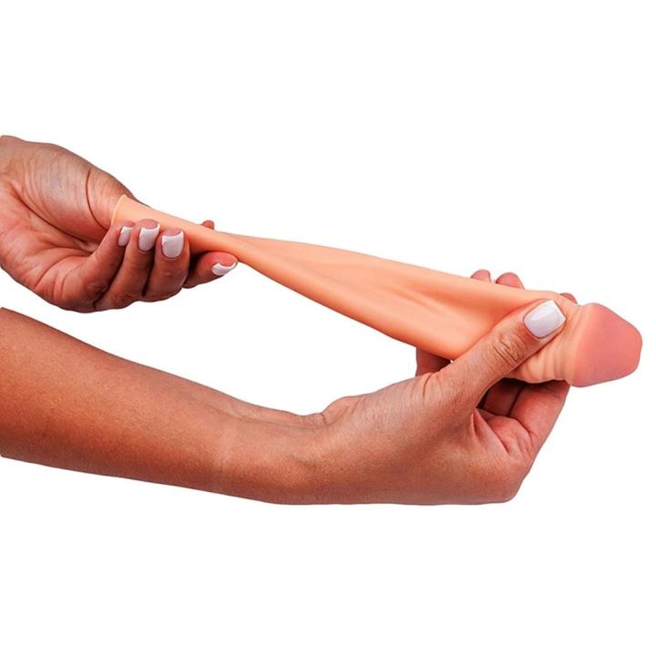 Nakładka przedłużająca na penisa 17,5 cm +5 cm | Realistyczna TPE
