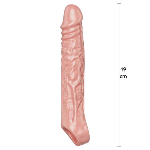 Cielista nakładka erekcyjna powiększająca Large 19 cm