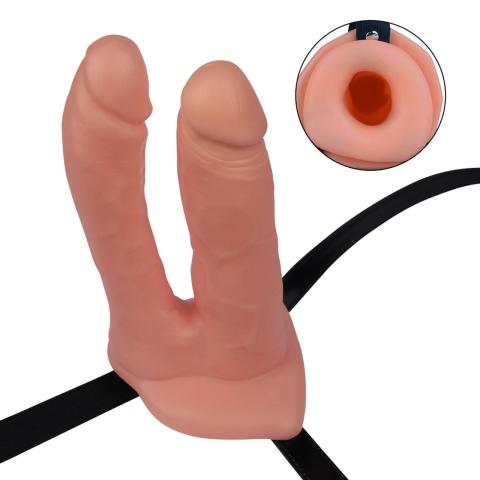 Wydrążony Strap On Unisex – Podwójna Penetracja