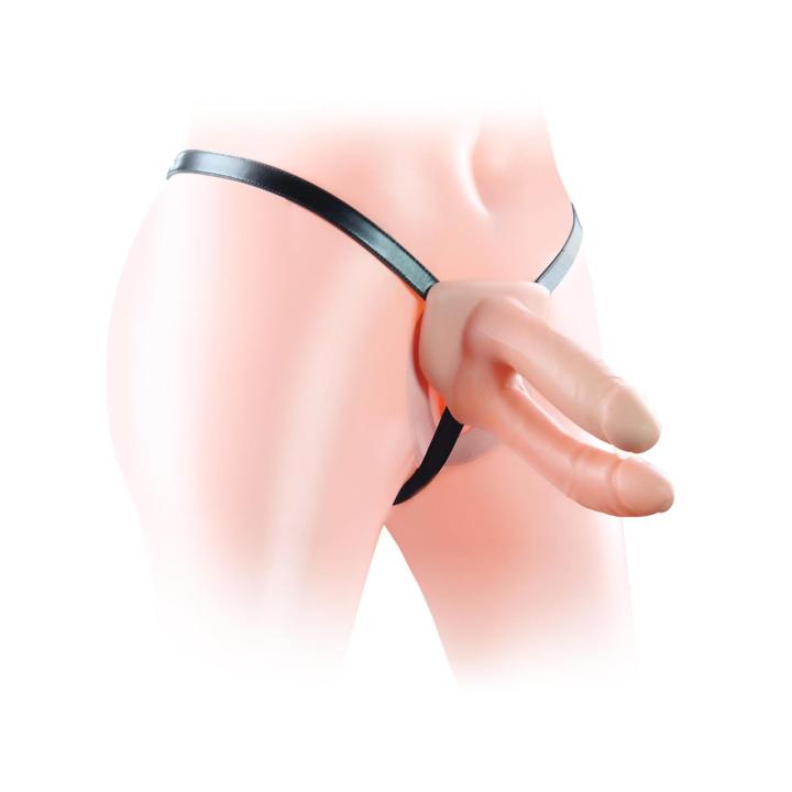 Wydrążony Strap On Unisex – Podwójna Penetracja