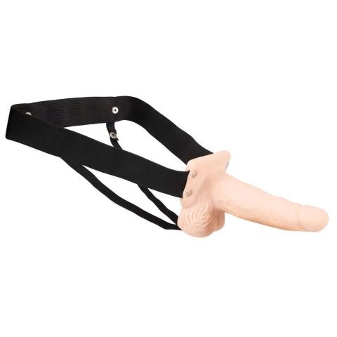 Wibrująca nakładka strap-on na jockstrapie 7 trybów