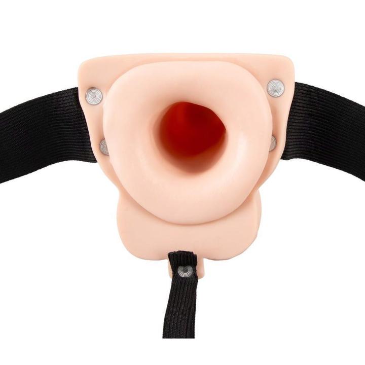Wibrująca nakładka strap-on na jockstrapie 7 trybów