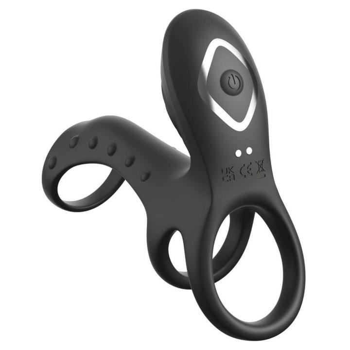 Pierścień erekcyjny z podwójną wibracją i rękawem | Wodoodporny