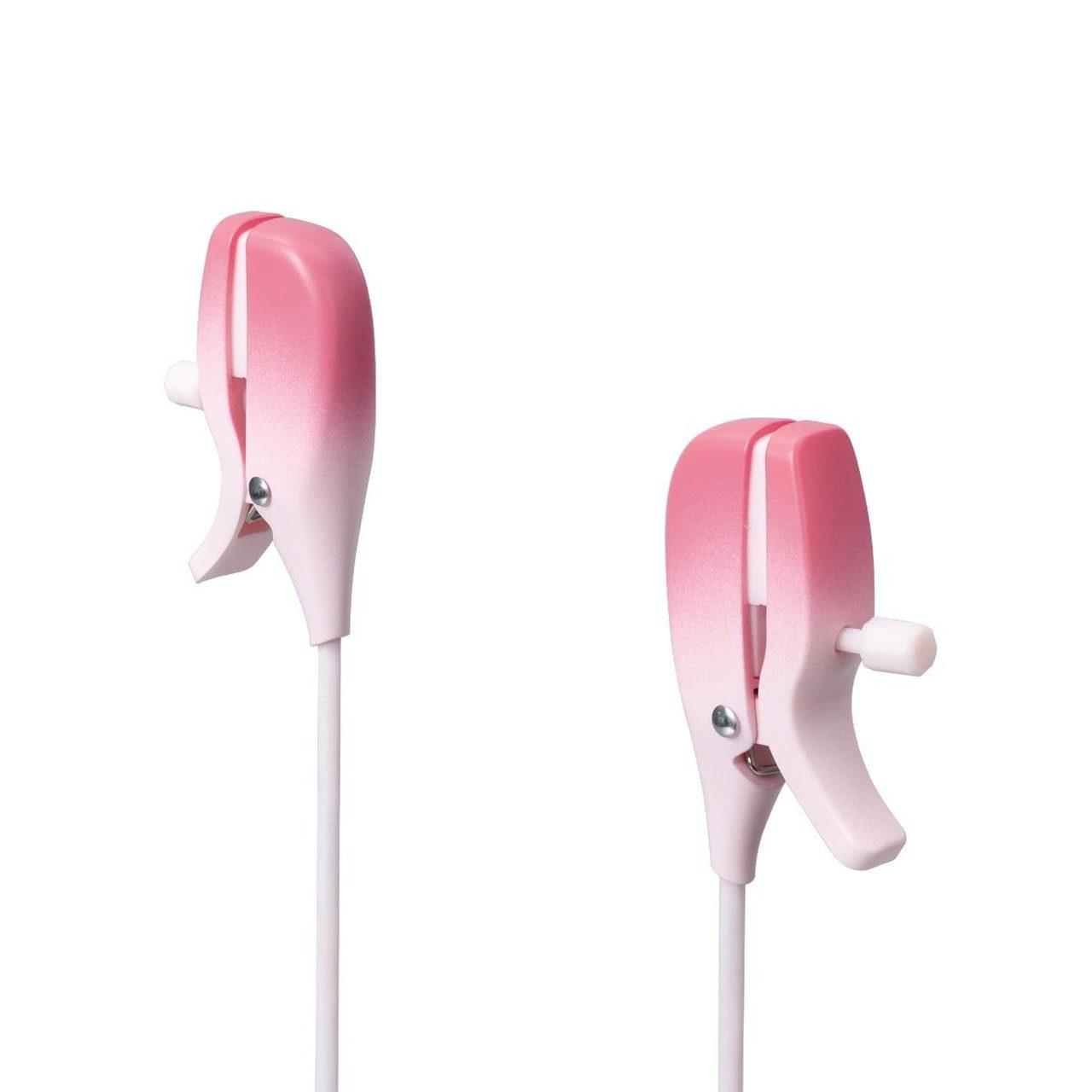 Wibrujące klipsy na sutki na aplikację – regulowany nacisk i zdalne sterowanie