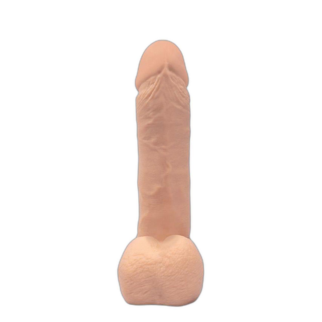 Rotacyjne dildo 19 cm z wibracjami i pilotem | Wodoodporne | Loris.pl