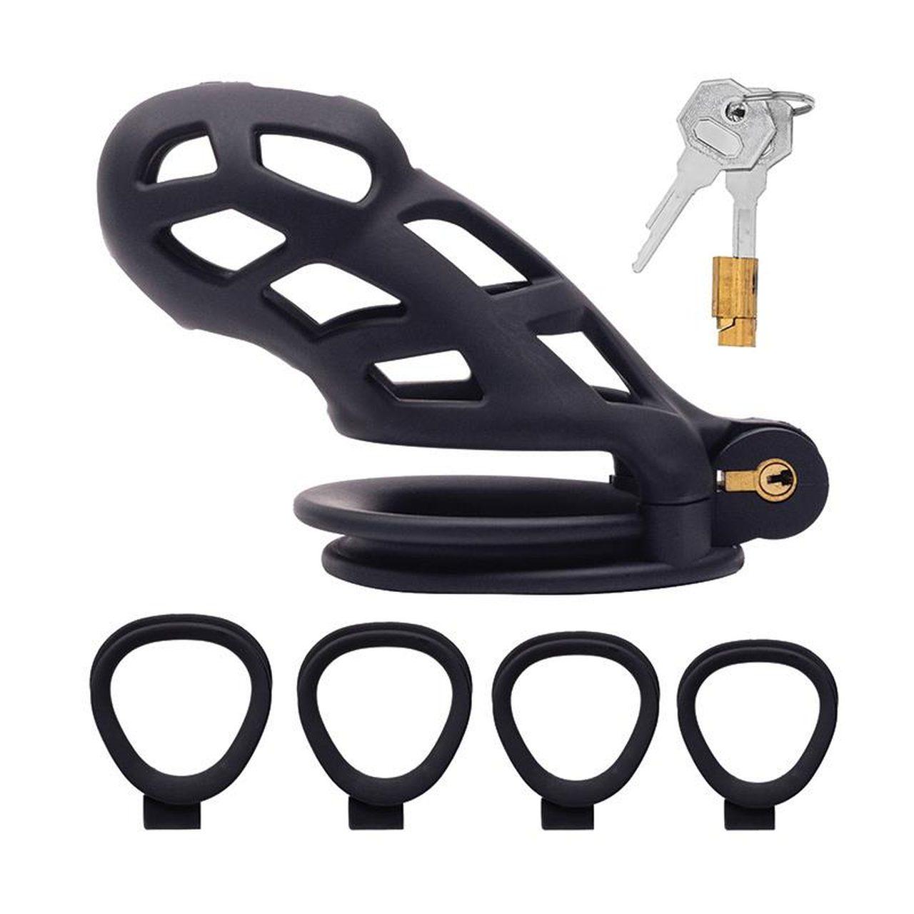 Pas cnoty m z abs z zamkiem i 4 pierścieniami | Loris.pl