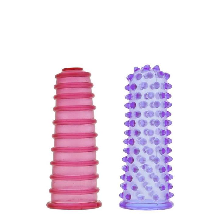 Nakładki na palce 2 szt z wypustkami i prążkami | Loris.pl