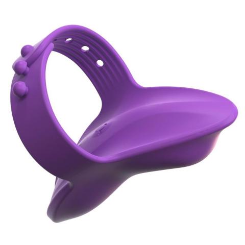 Wibrator palcowy z pętlą i ładowaniem USB | Wodoodporny silikon