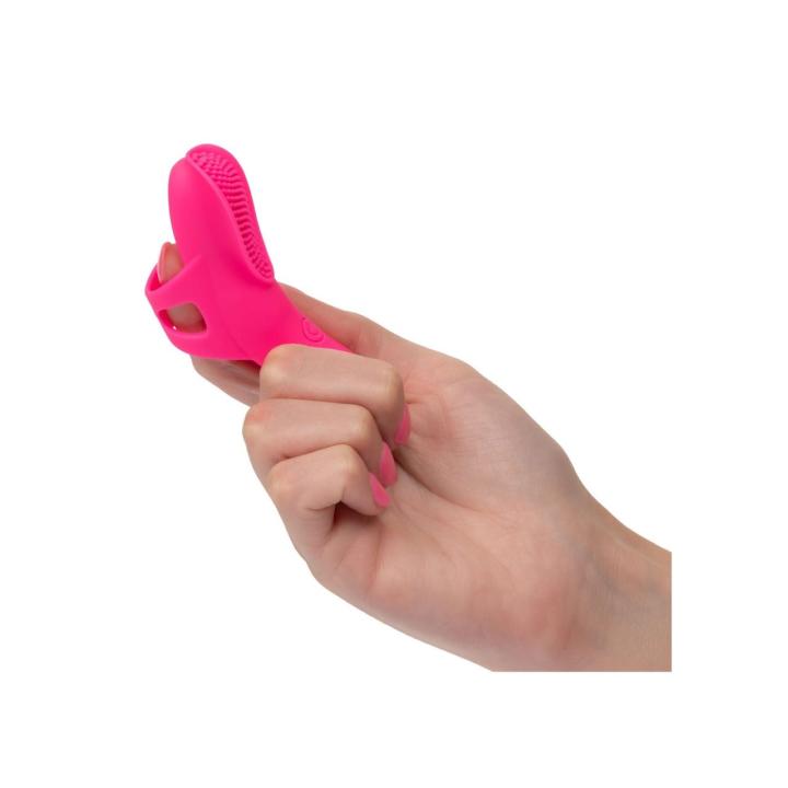 Wibrujący masażer na palec z wypustkami 10 trybów | Wodoodporny USB