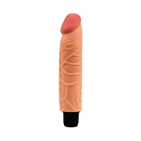 Miękki realistyczny wibrator TPE 19 cm | Regulacja wibracji