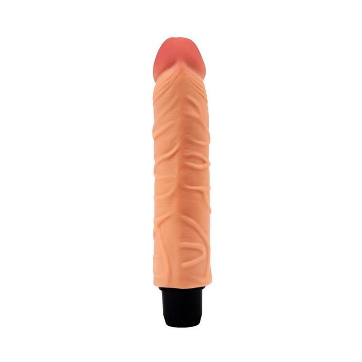 Miękki realistyczny wibrator TPE 19 cm | Regulacja wibracji