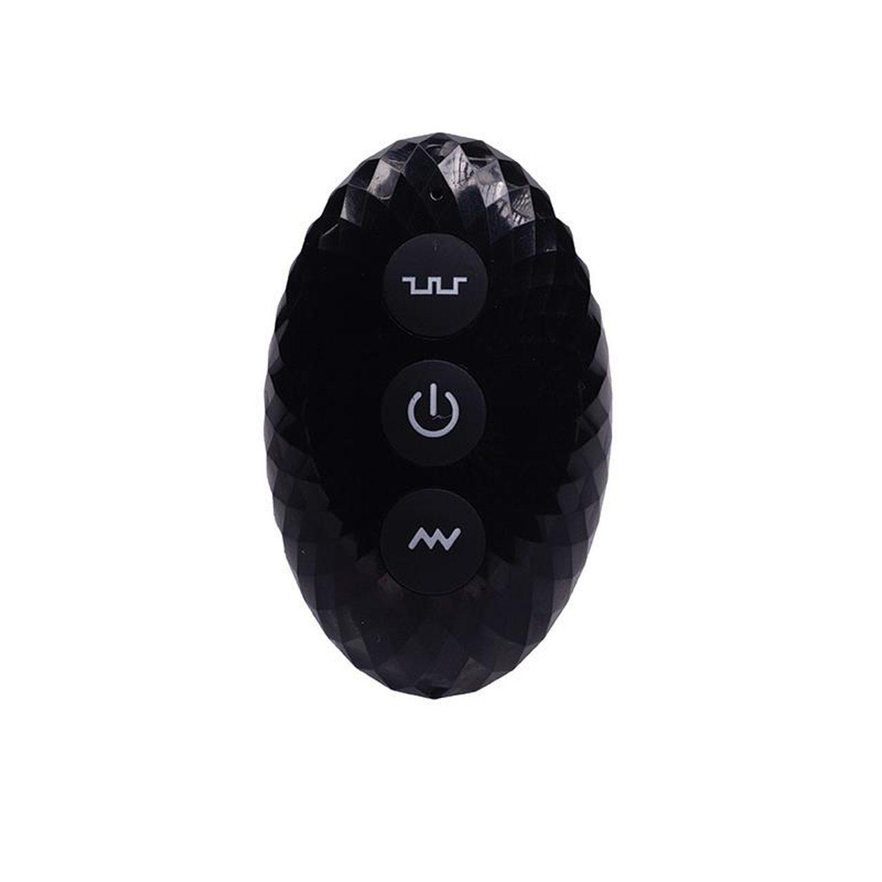 Rotacyjny wibrujący plug analny z pilotem i LED | Loris.pl