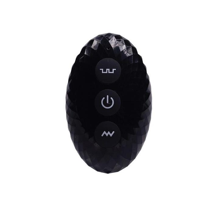 Rotacyjny wibrujący plug analny z pilotem i LED